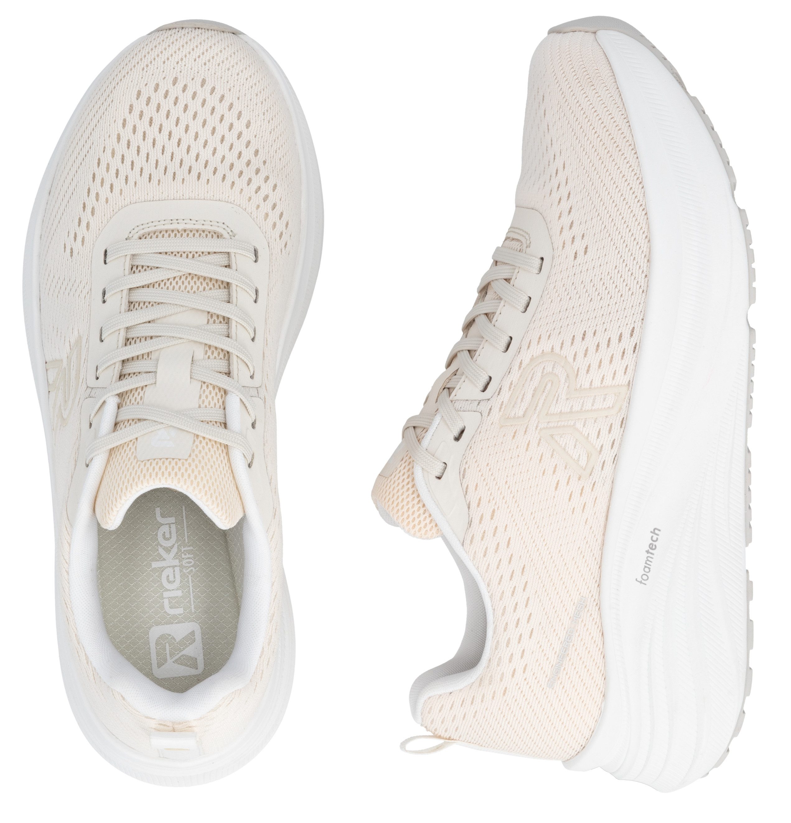 Rieker Sport Plateausneaker Freizeitschuh, Halbschuh, Schnürer mit leichter Laufsohle
