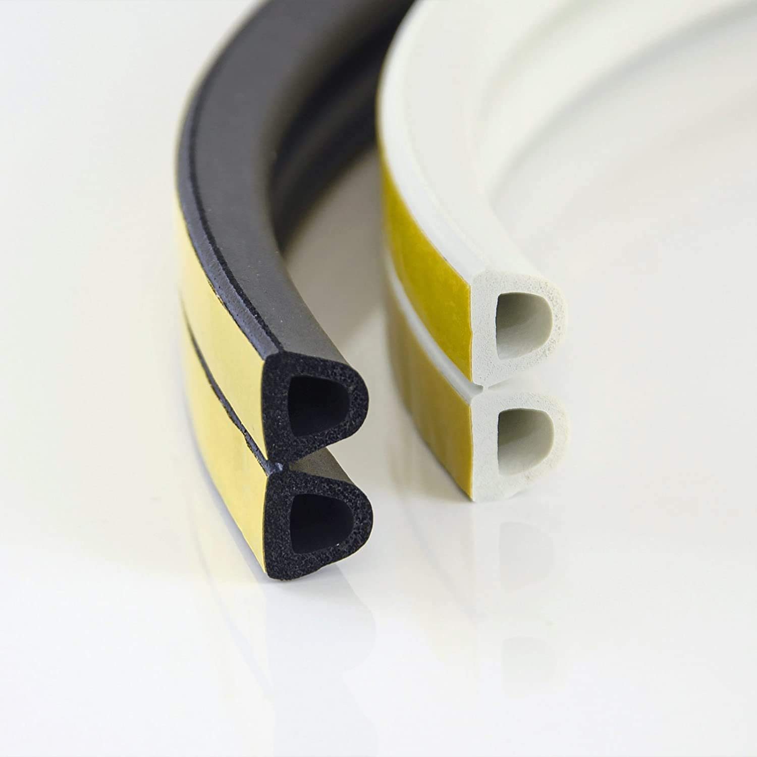 DQ-PP Türdichtband DQ-PP Fensterdichtung, 1 Meter, Profil D,E,I,P,V, selbstklebend, E-Profil, D-Profil, I- Profil, P-Profil, V-Profil
