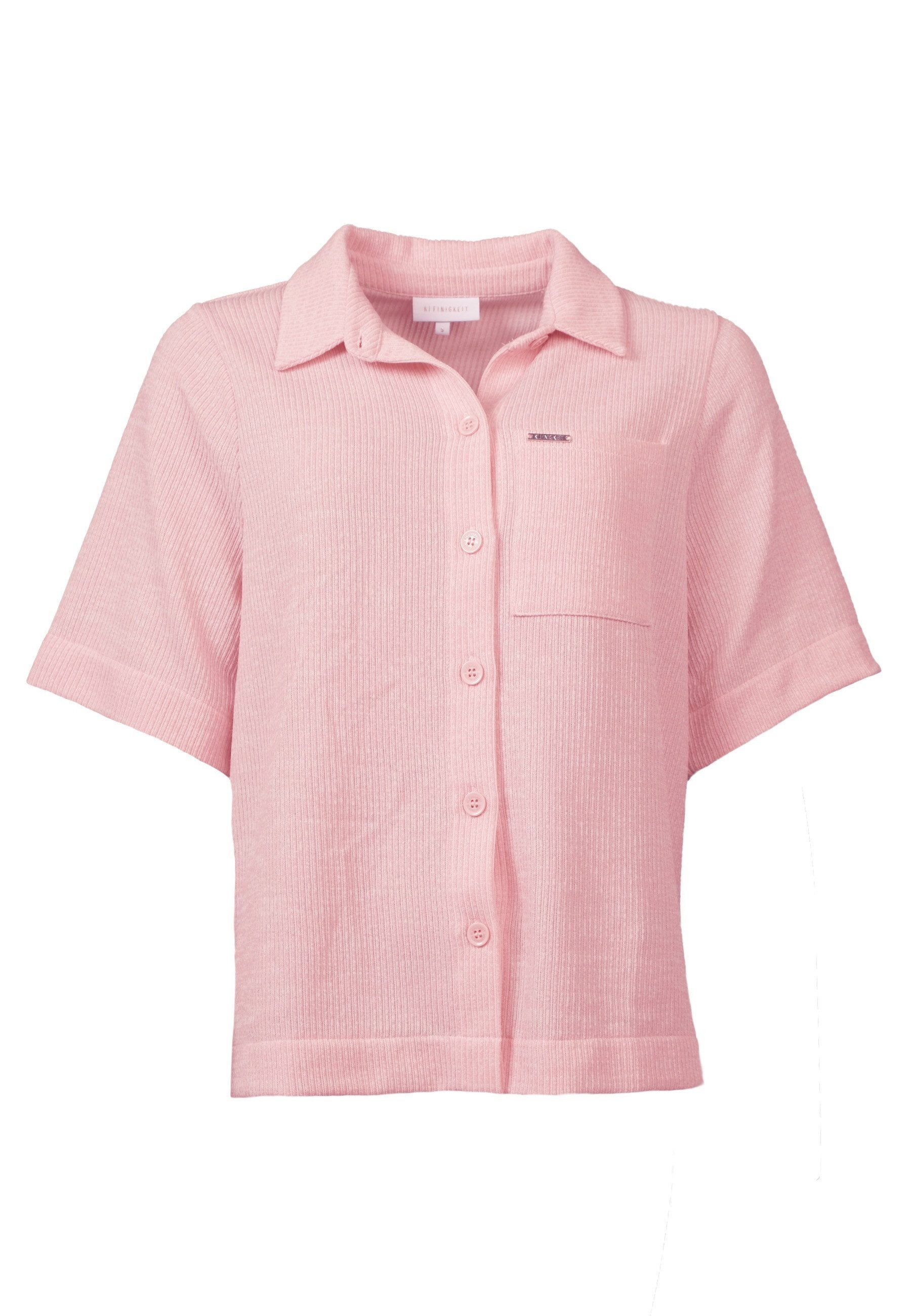 Kleinigkeit Kurzarmshirt Kleinigkeit Nicki Melange Shirt (1-tlg)