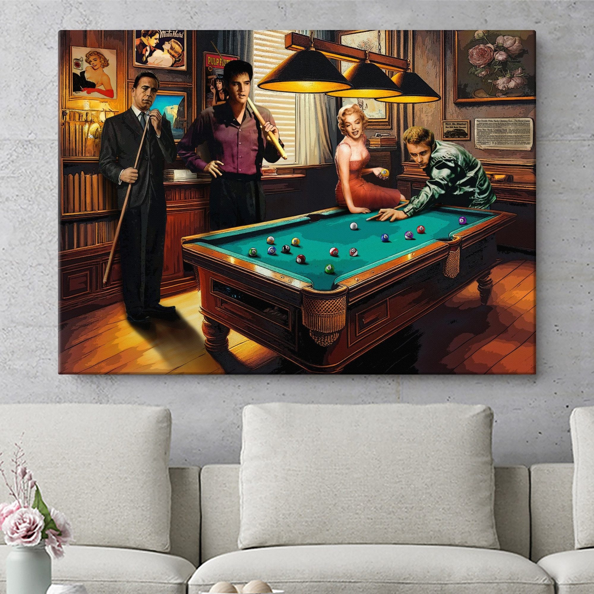 Artmazing Leinwandbild Pool Of Legends, XXL Leinwand 120x80, Poster & Kunst günstig online kaufen