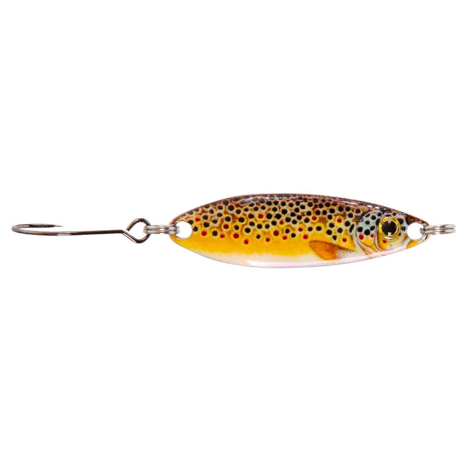 Realistic Fladen 2.4g Blinker Trout Fladen Kunstköder, Spoon 3,0cm Flutter