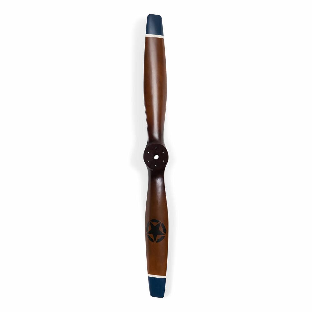 Wanddekoobjekt Propeller WWI Blue tip Small