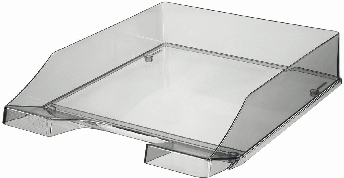 HAN Briefablage Briefablage A4 Polystyrol transparent-grau