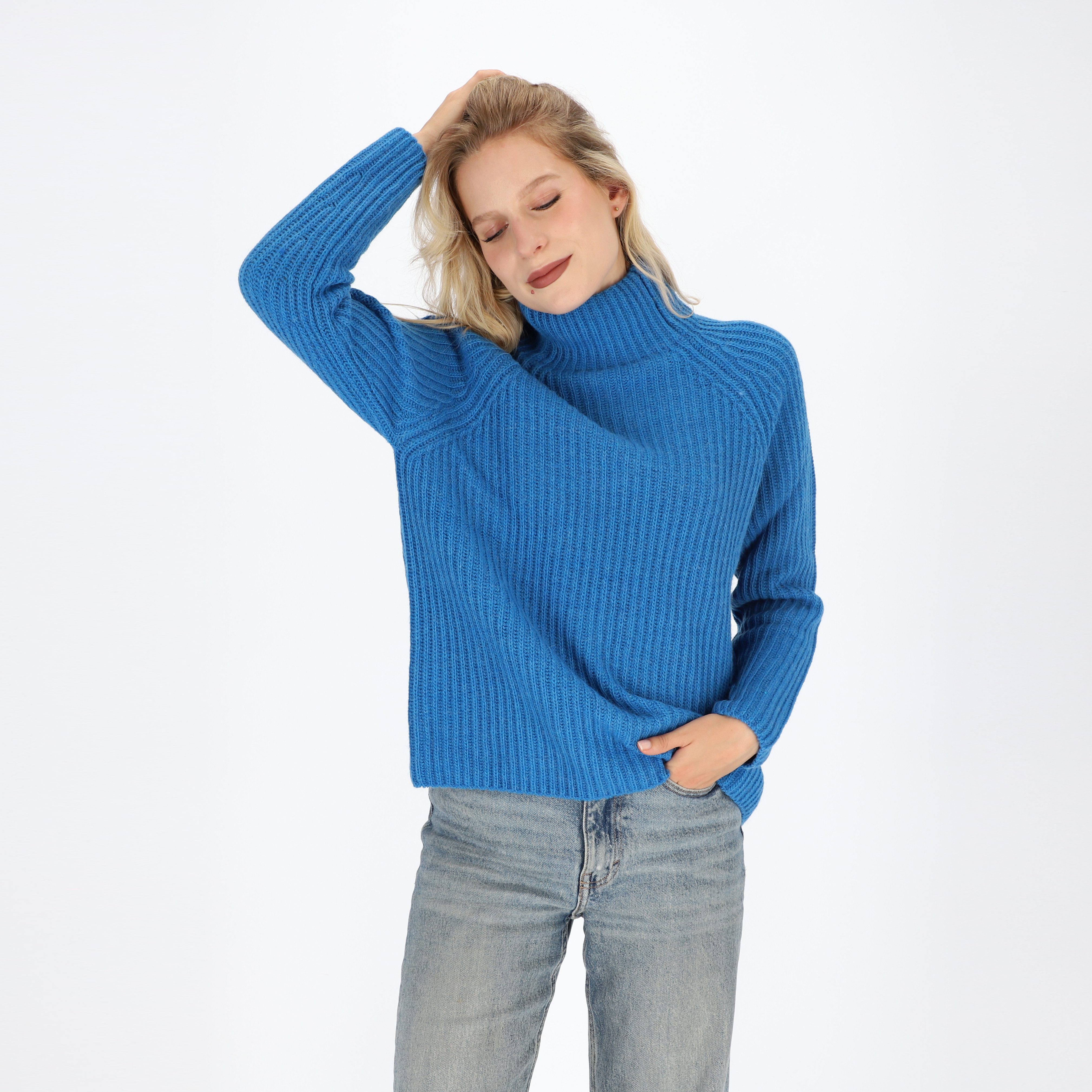 halsüberkopf Accessoires Strickpullover Stehkragen aus hochwertigem günstig online kaufen