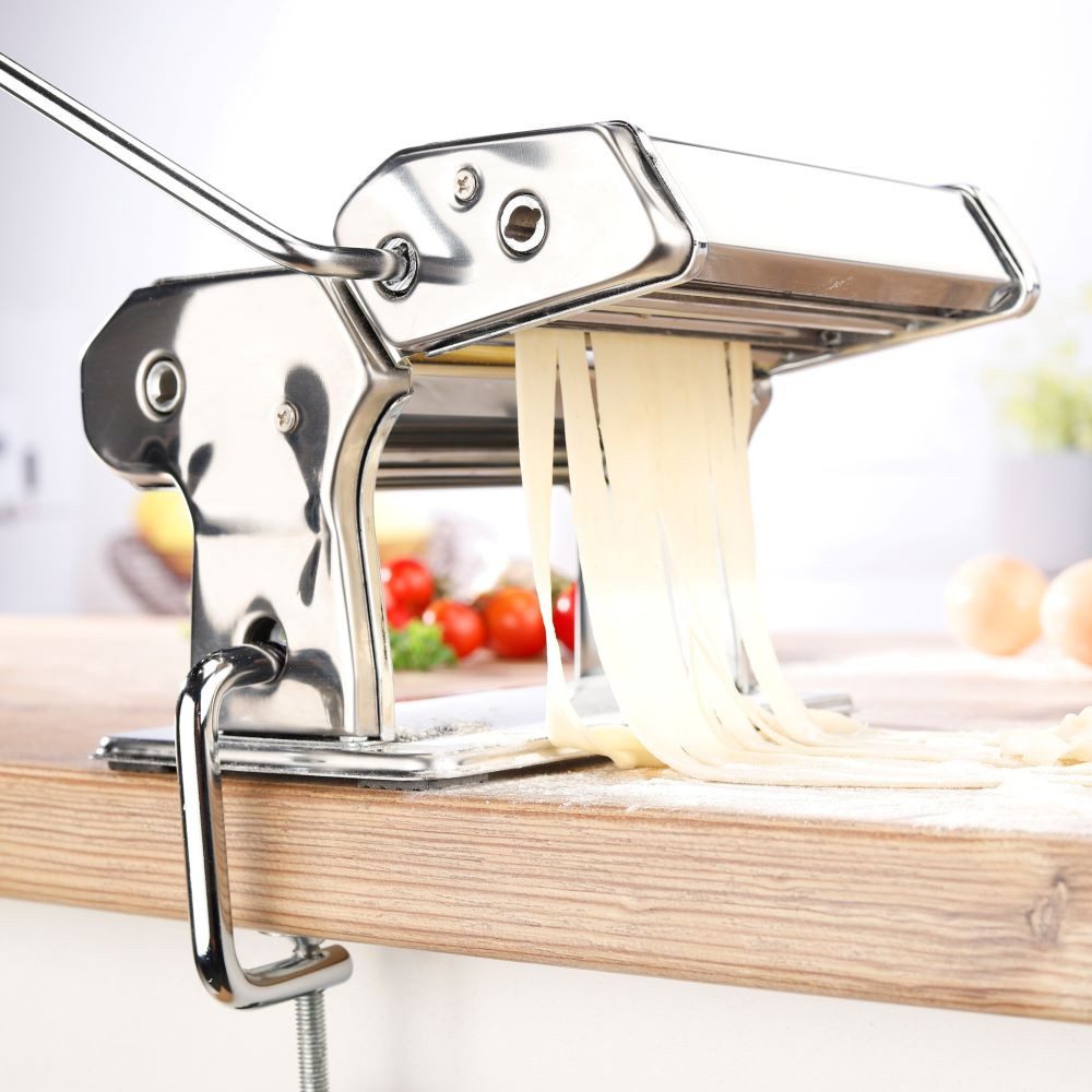 Haushalt International Back-Set Haushalt International Nudelmaschine verchromt mit verstellbaren Schne