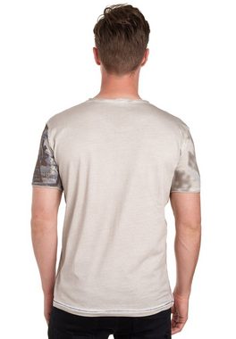 Rusty Neal T-Shirt mit Strasssteinen und Frontprint