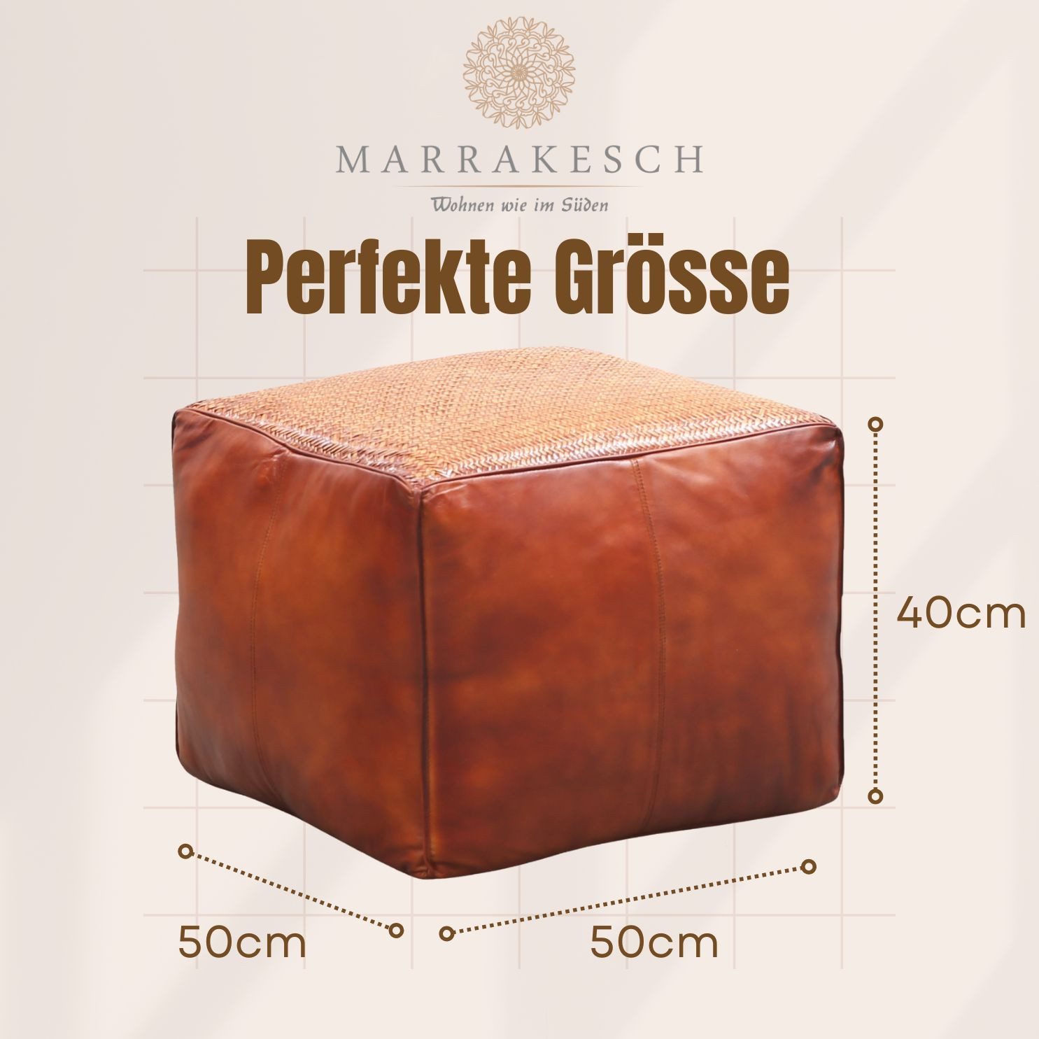 Marrakesch Orient & Mediterran Interior Pouf Vintage Pouf Sitzkissen Hocker günstig online kaufen