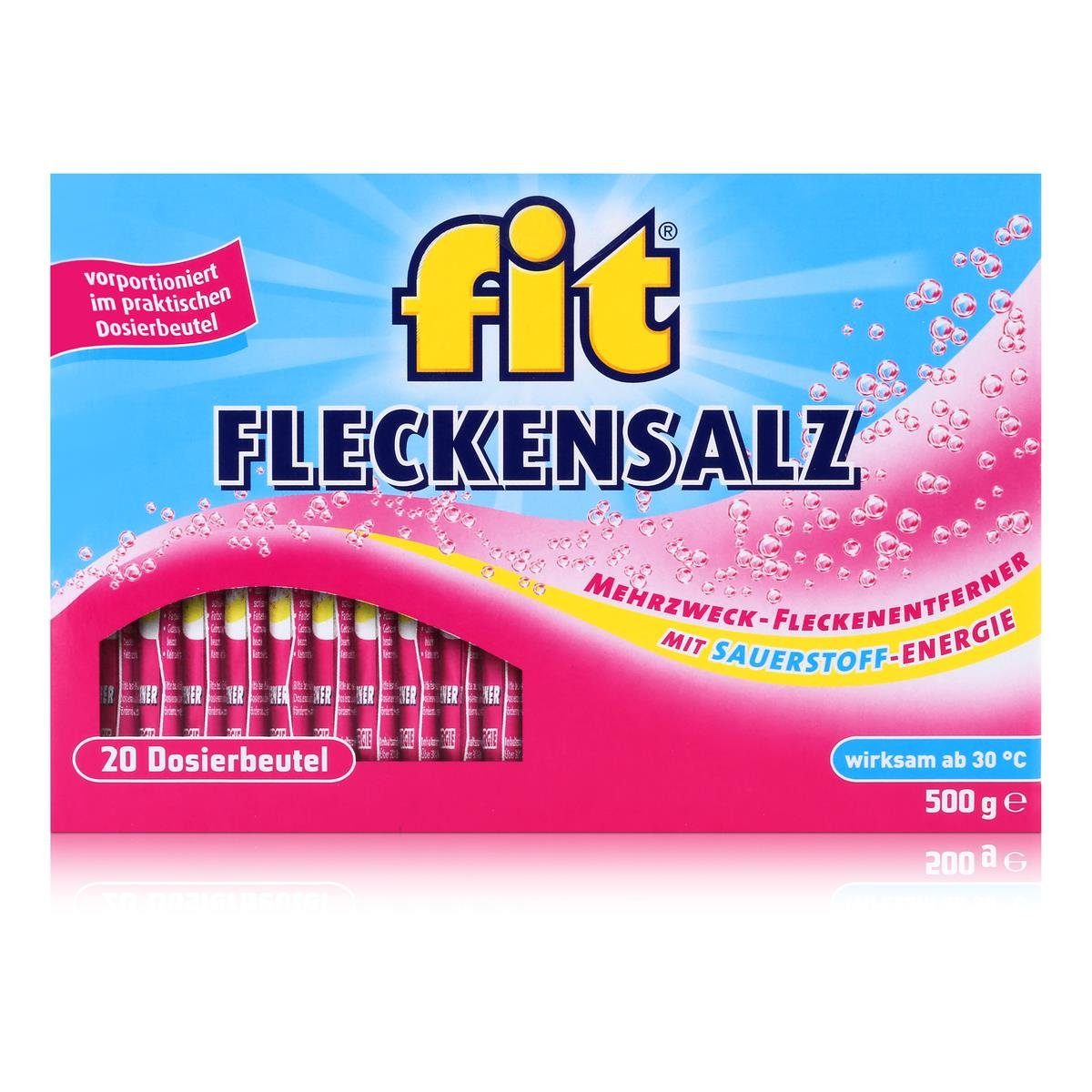 FIT fit Fleckensalz Fleckenentferner 20 Beutel á 25g (1er Pack) Fleckentferner