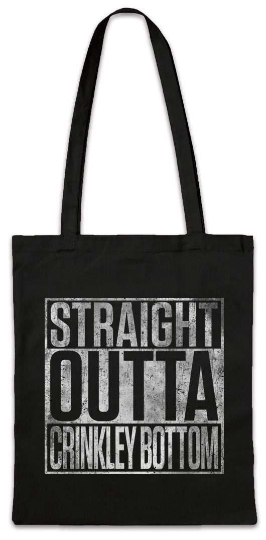 Beuteltasche Straight Outta Crinkley Bottom Stofftasche Noel's Fun House Series