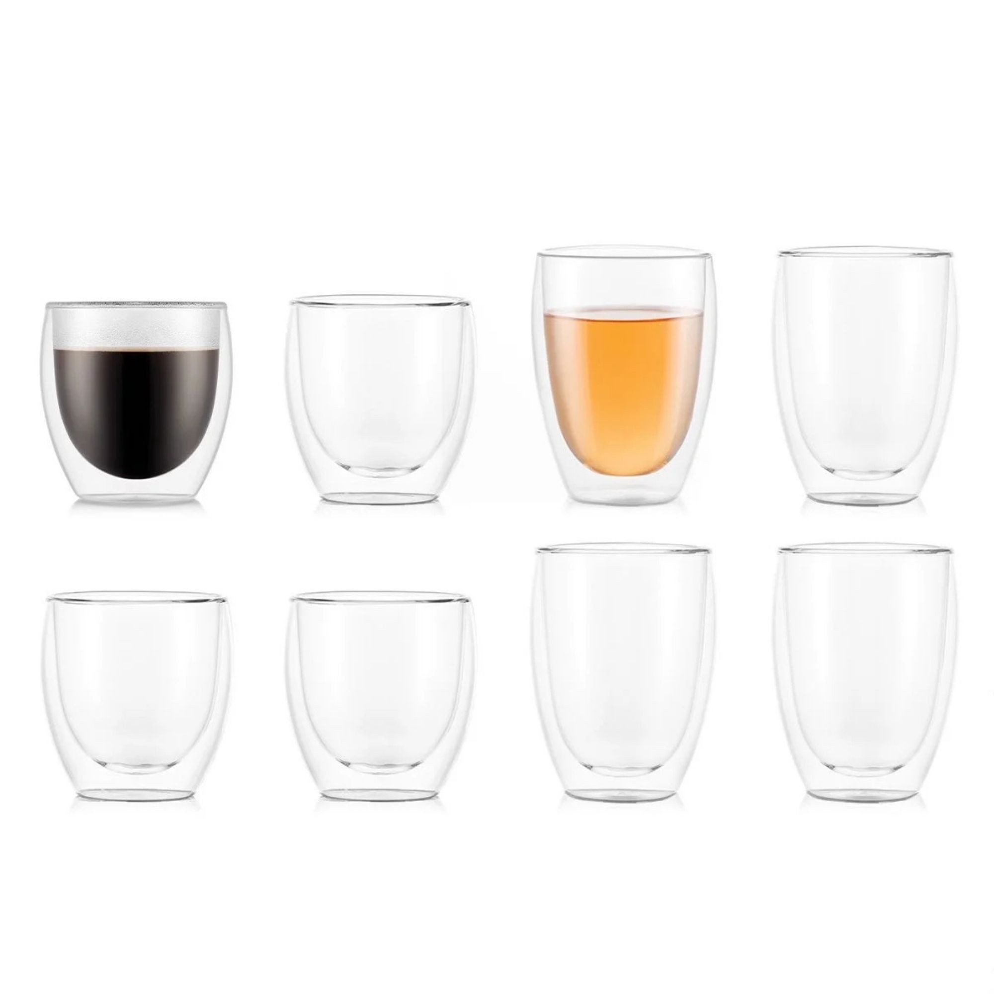 Bodum Стекло-Set Bodum Pavina 8tlg. Стекло-Set 4 x 0.25 4 x 0.35 Liter doppelwandig