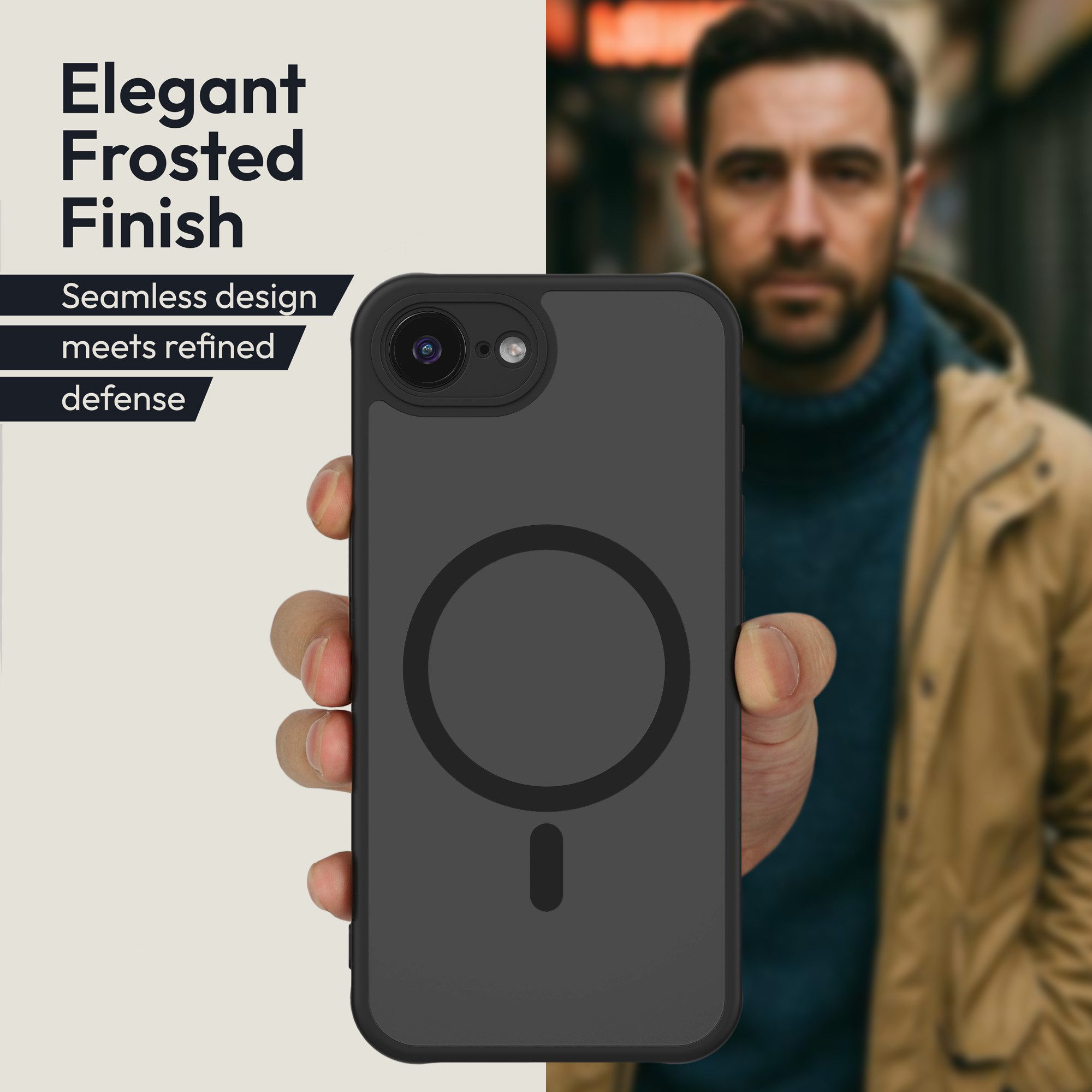 Oakshield Smartphone-Hülle Hülle für Apple iPhone 17e / iPhone 16e Handyhülle transparent, Schutzhülle stoßfest mit Kameraschutz - Case