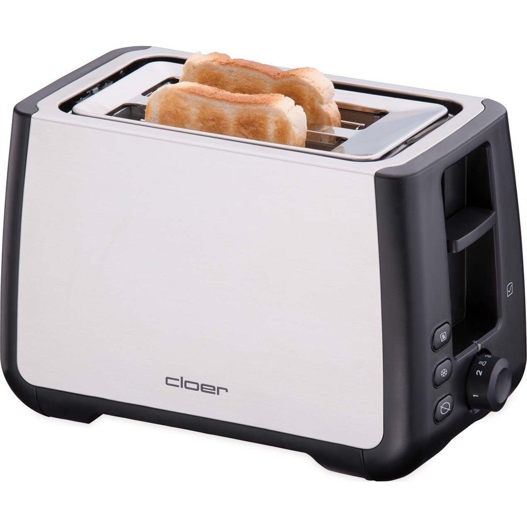 Cloer Toaster 3569 Toaster XXL Edelstahl