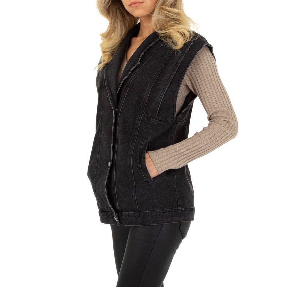Ital-Design Jeansjacke Damen Freizeit Used-Look Jeansjacke günstig online kaufen