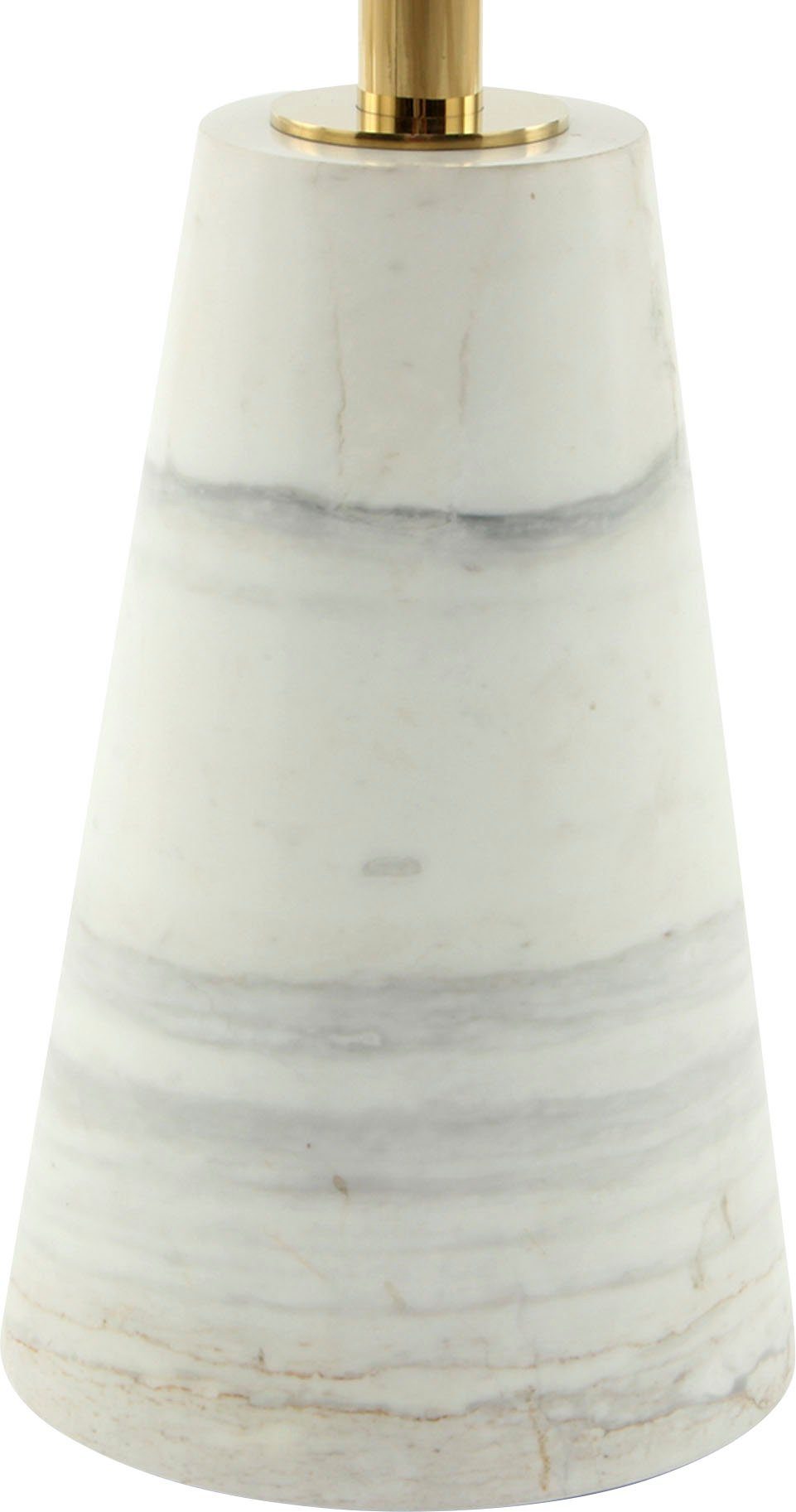 Kayoom und Marmorfuß, Stabiler runde Edelstahl Beistelltisch aus Weiß Ablagefläche Rocio, Gestell