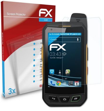 atFoliX Schutzfolie Displayschutz für Sonim XP7, (3 Folien), Ultraklar und hartbeschichtet