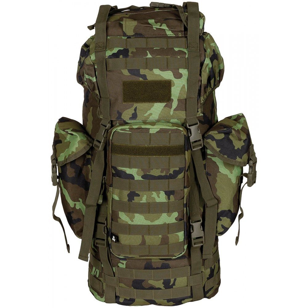 Trekkingrucksack BW Kampfrucksack, "MOLLE", 65 l, Alu-Ausst., M95 CZ tarn