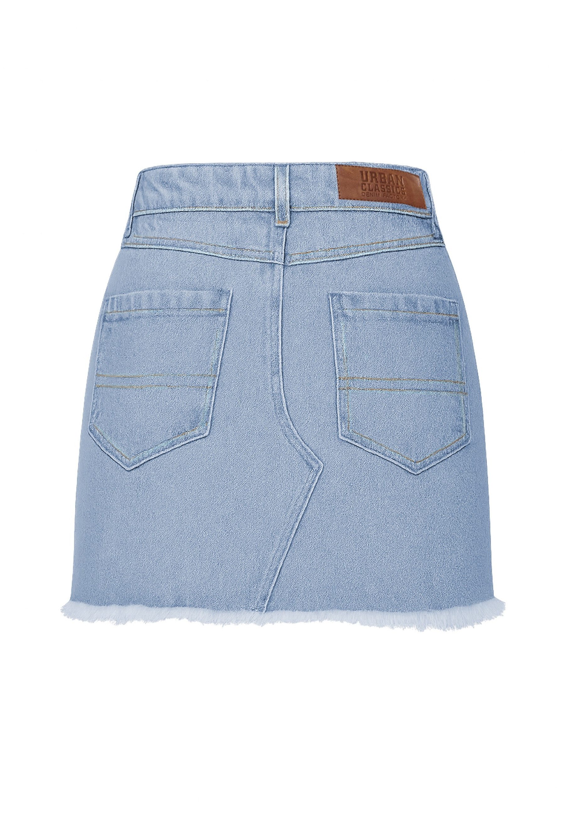 URBAN CLASSICS Sommerrock Urban Classics Ladies Heavy Mini Denim Skirt (1-t günstig online kaufen