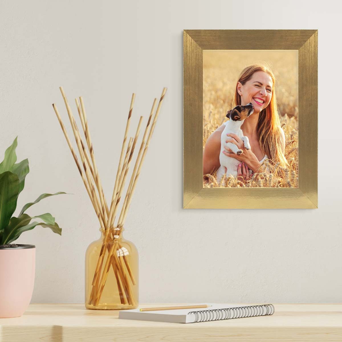 PHOTOLINI Bilderrahmen 10er Set, Big Pack, breite Rahmen, extra Zubehör, für 1 Bilder (10er Set), im modernen Stil für Ihre stilvolle Wanddekoration