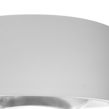 Arcchio LED Wandleuchte Rotari, dimmbar, LED-Leuchtmittel fest verbaut, warmweiß, Modern, Aluminiumdruckguss, weiß (RAL 9003), 2 flammig, inkl.