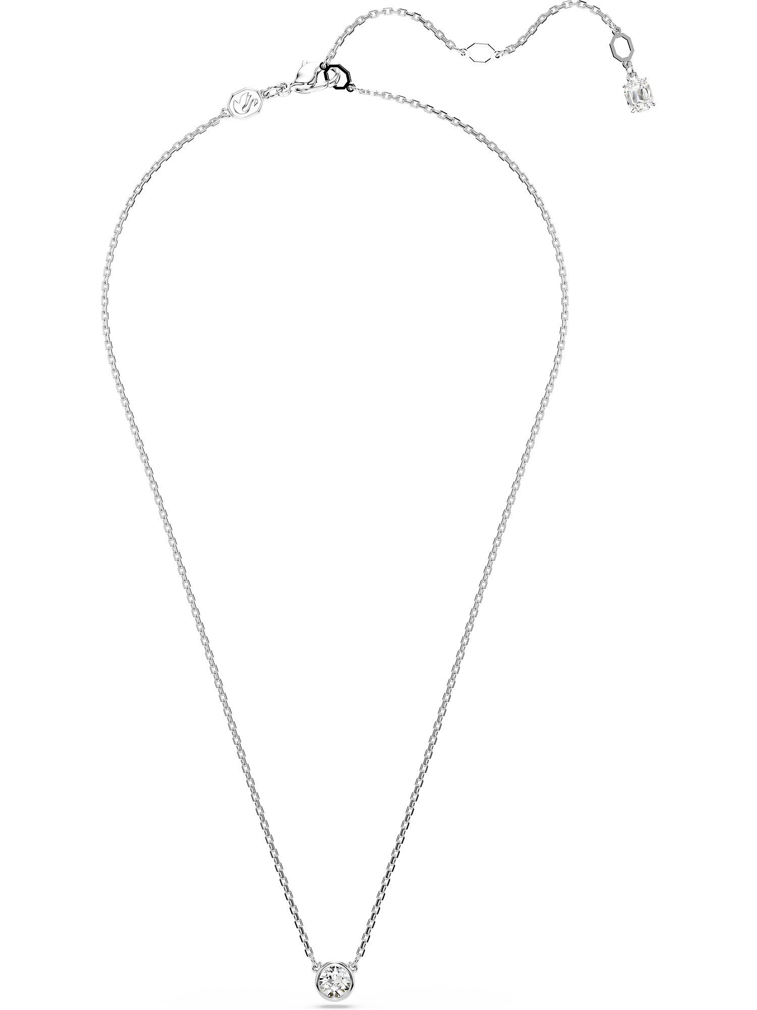 Swarovski Collier Swarovski Damen-Kette Metall Swarovski-Kristall