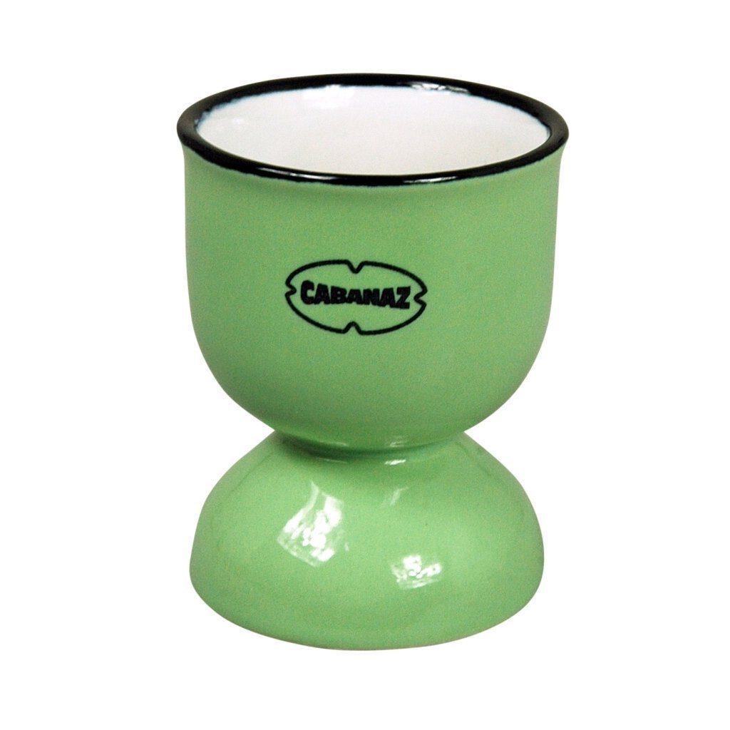 im Eierbecher Cabanaz Capventure Vintage-Stil Egg - Cup Farbe grün Retro Auswahl Eierbecher