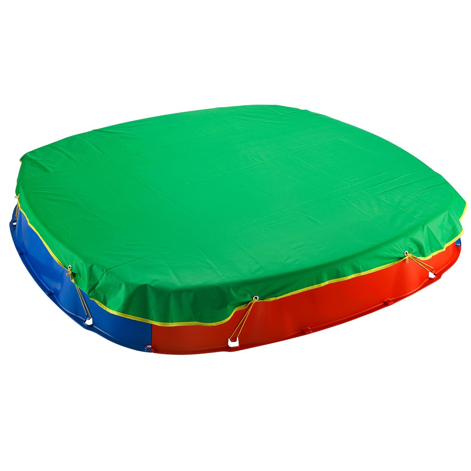 BURI Schutzplane Sandkastenabdeckung Abdeckplane Wetterschutzhülle 150x150cm grün