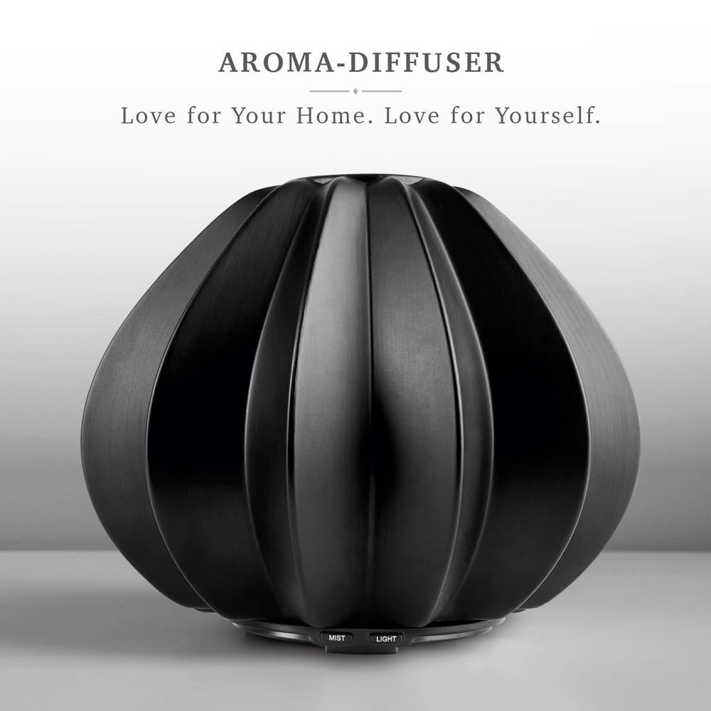 ASTALEA Diffuser, aus Keramik mit Beleuchtungsfunktion, Luftbefeuchter ...