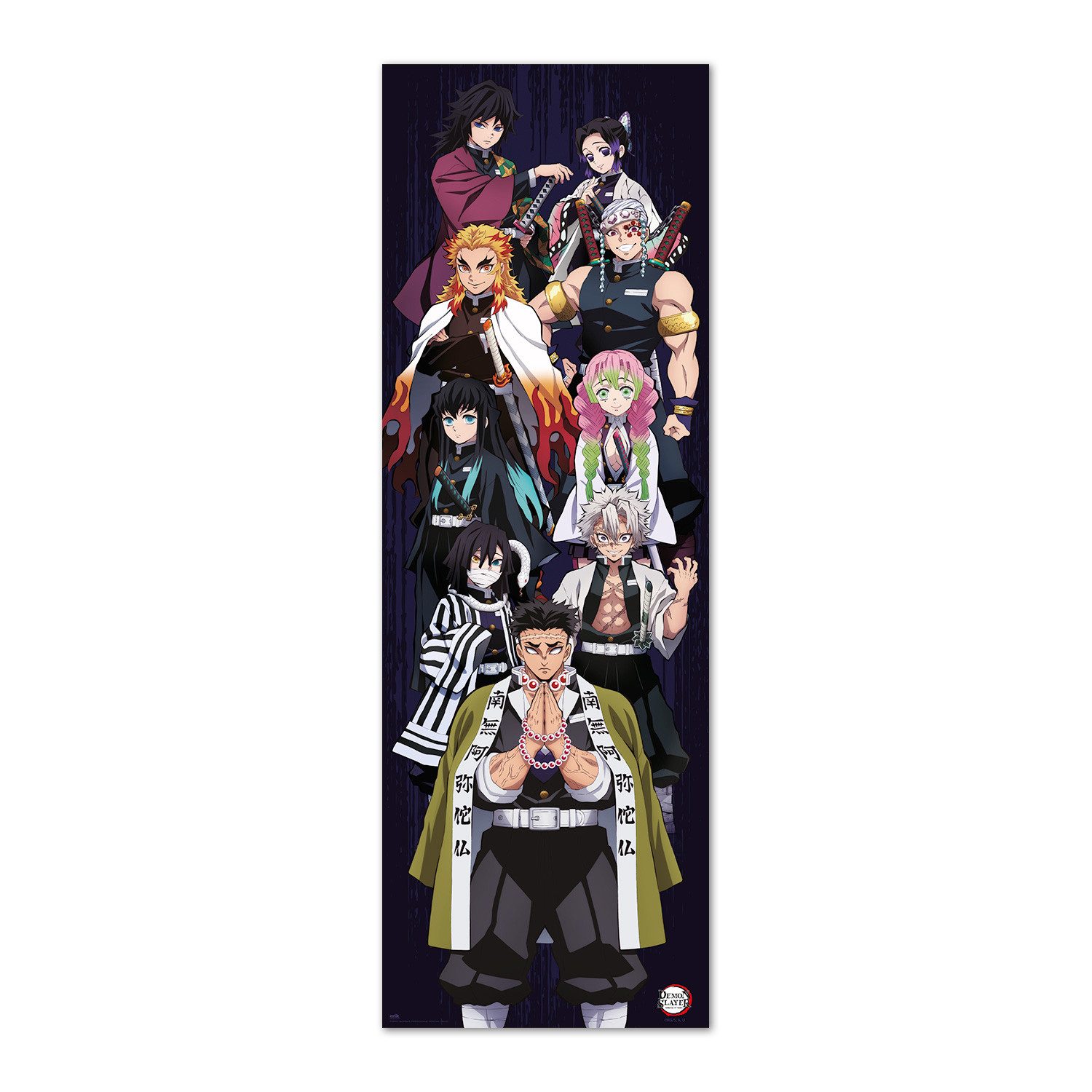 Grupo Erik Poster Demon Slayer Langbahnposter 53 x 158 cm günstig online kaufen