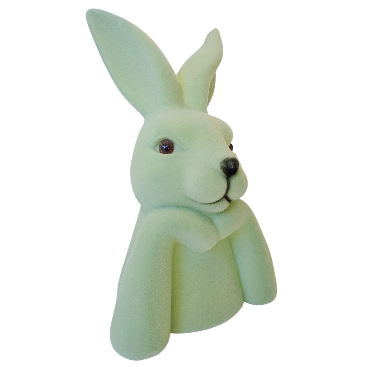 Macosa Home Osterhase Hasenbüste Pink, Orange od. Grün modern 29 cm (Dekofigur Büste Hasenfigur, 1 St., Osterhase Dekoration Ostern), bunt modern Osterhase Osterdeko