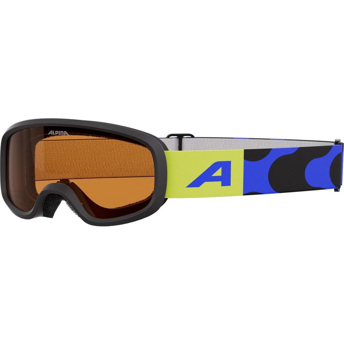 *Alpina* Skibrille Carvy 3.0, Kinderskibrille mit optimalem UV-Schutz, aufhellender Scheibe und