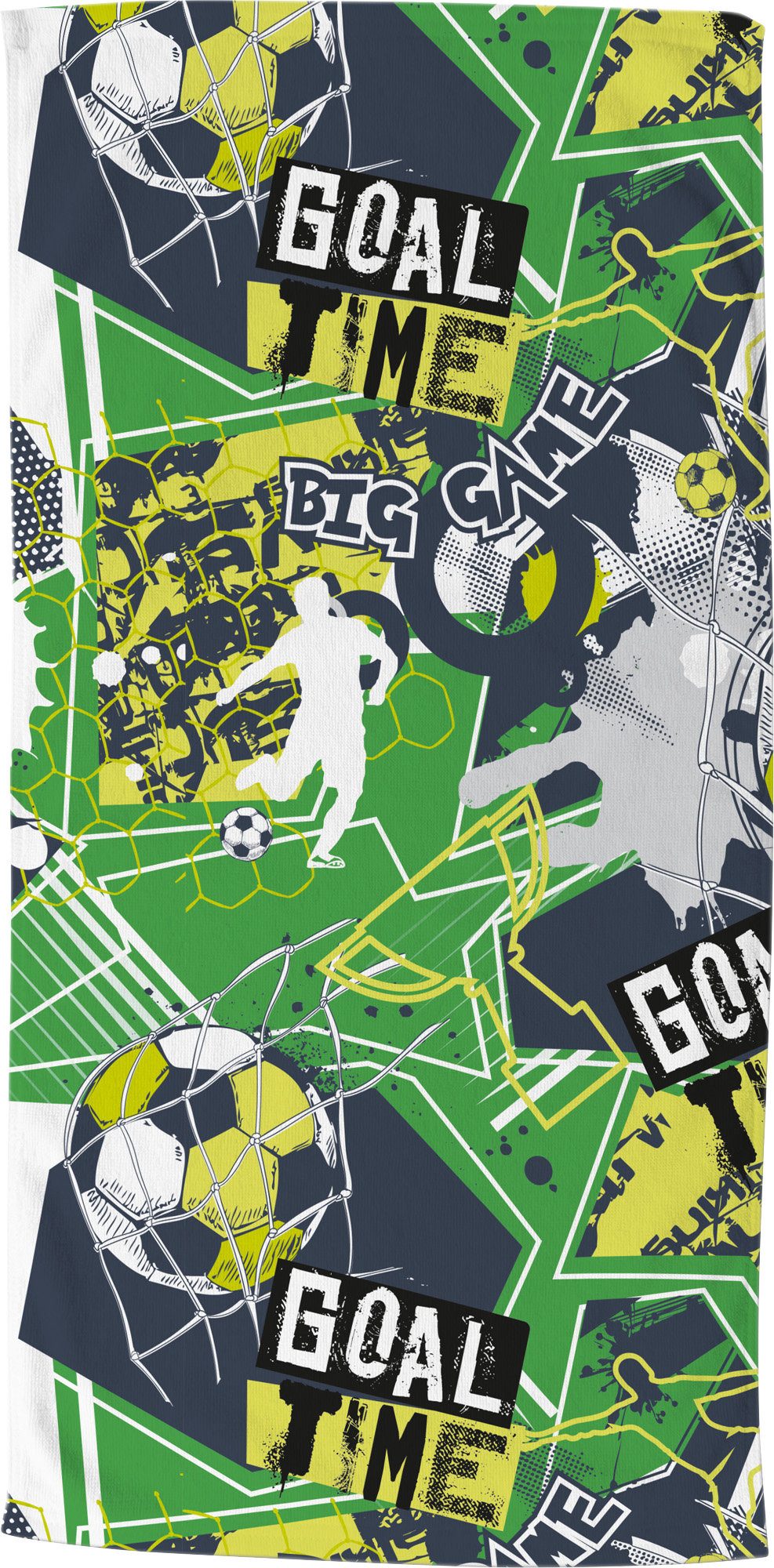 good morning Strandtuch Strandtuch "Goaltime", Polyester, Polyvelours Motiv