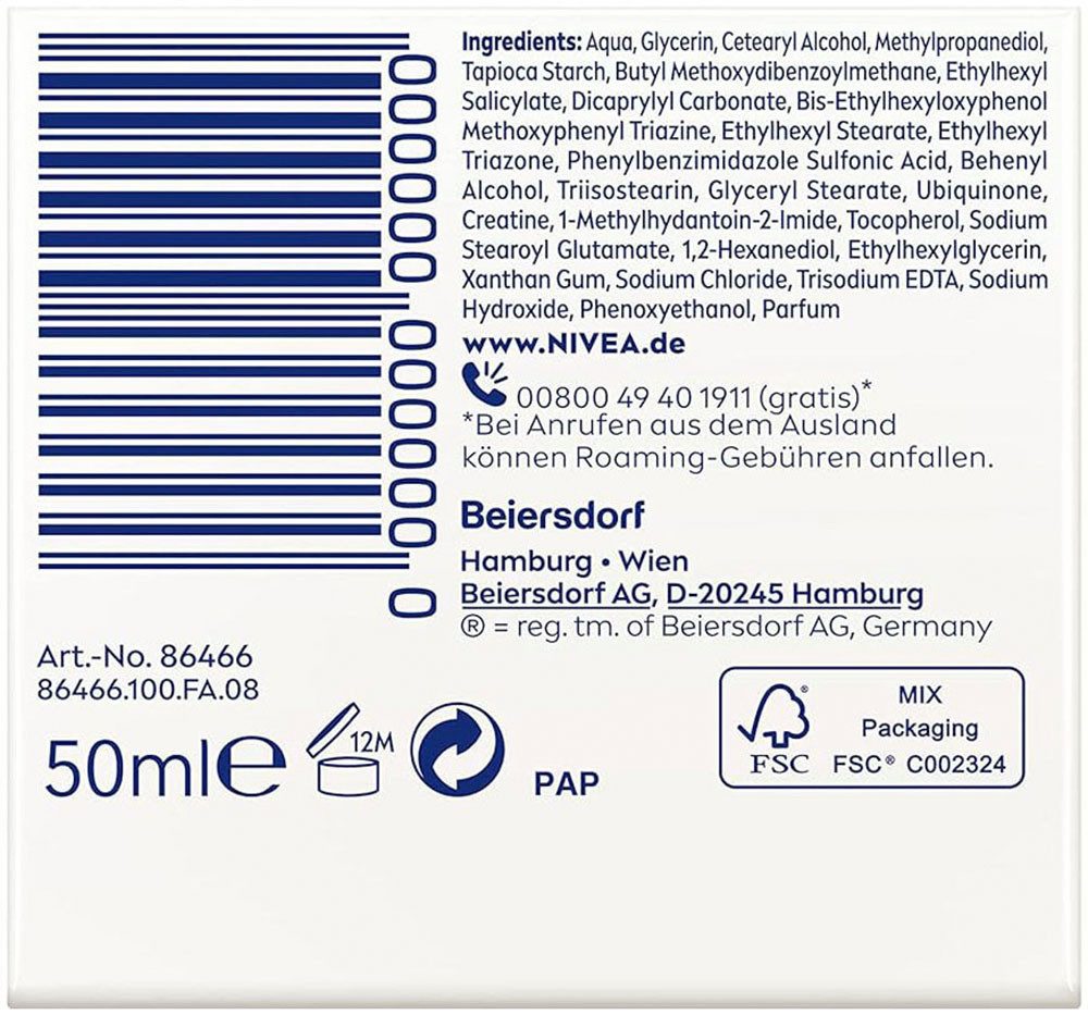 Nivea Pflege-Set Q10 Anti-Falten Dual Action Serum + Q10 Tagespflege LSF 30, 2-tlg., Wirksamer in Kombination, mildert selbst tiefe Falten, LSF 30.