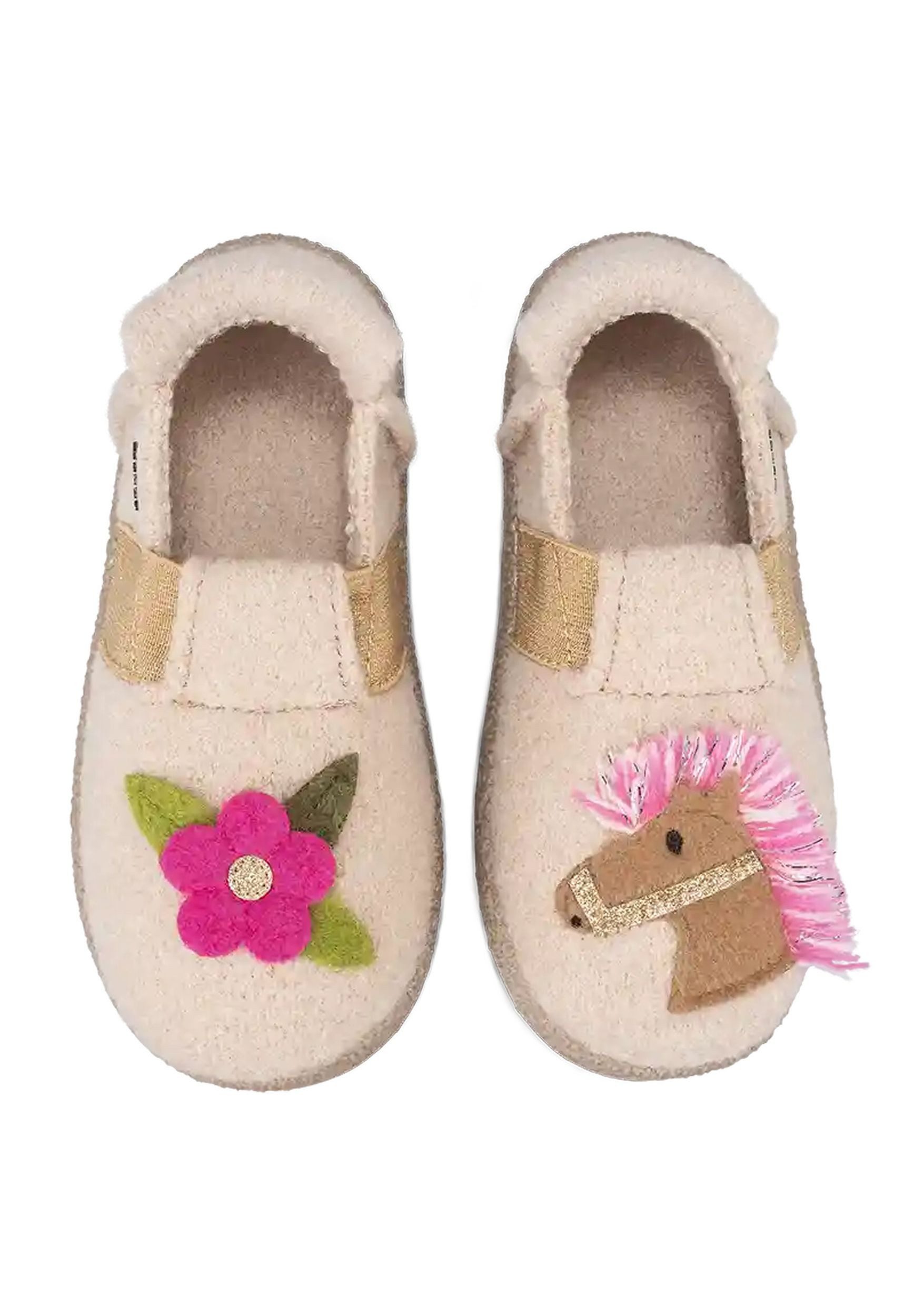 NANGA LITTLE HORSE 2.0 Hausschuh Beige Melé