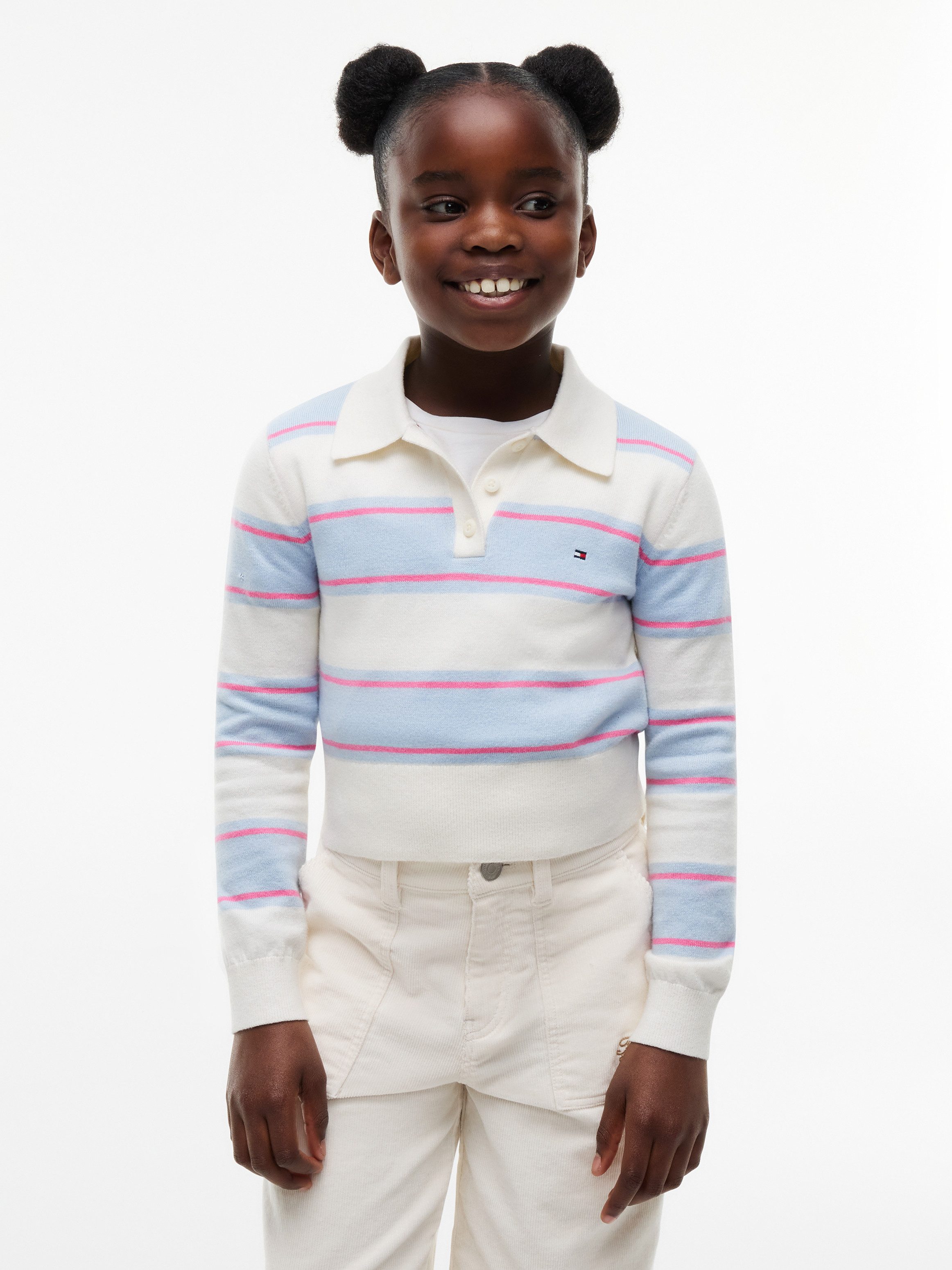 Tommy Hilfiger Strickpullover Polokragen, Regular Fit, Kinder bis 16 Jahre