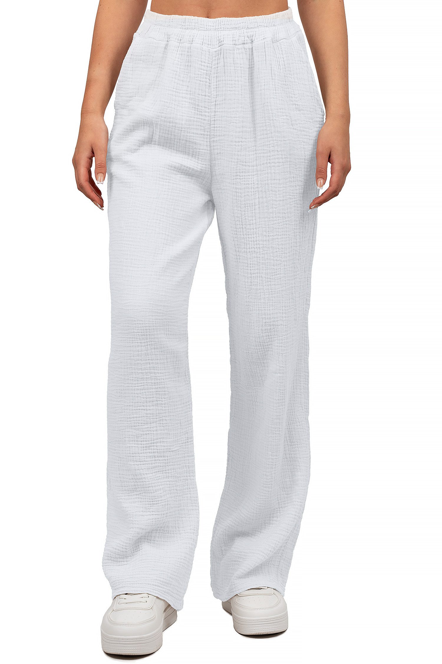 Reichstadt Stoffhose Damen Musselin Hose 25RSW082 günstig online kaufen