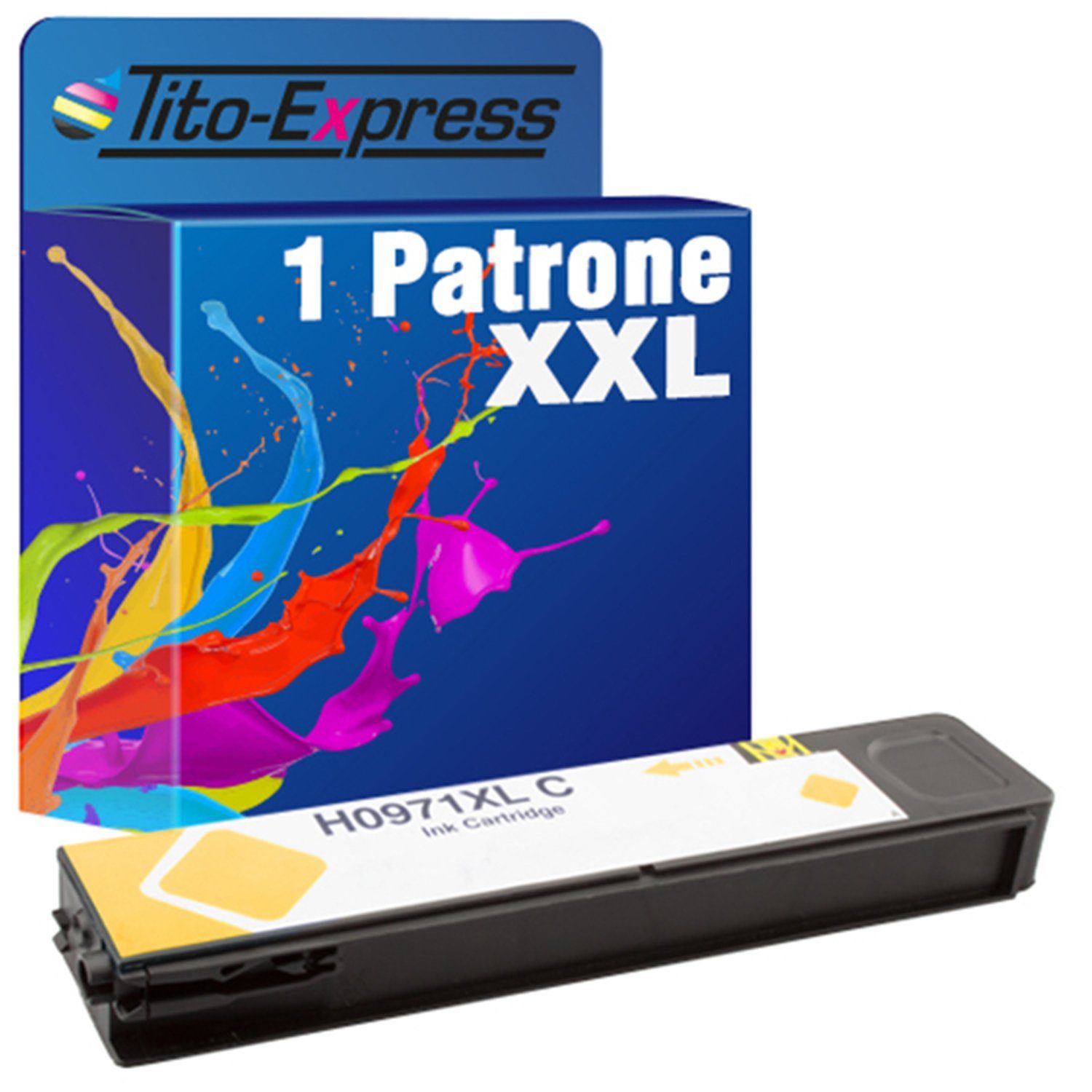 Tito-Express ersetzt HP 971 XL 971XL Yellow Tintenpatrone (für Officejet Pro X451dn X451dw X476dn MFP X476dw MFP X551dw X576dw)