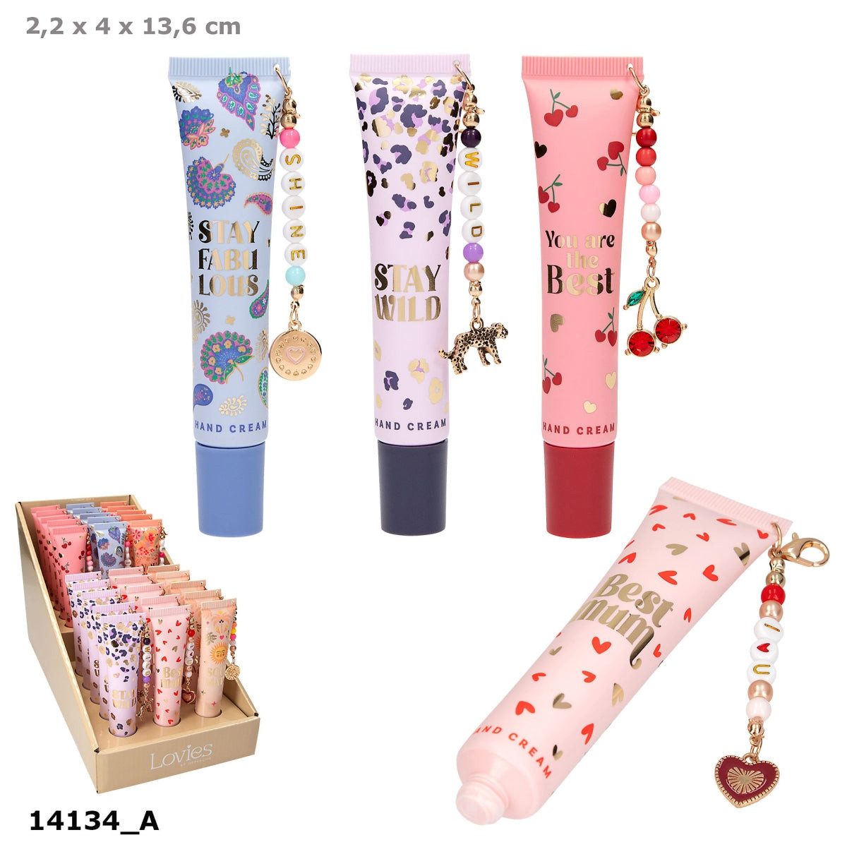 Depesche Spiel LOVIES Handcreme Kirsche 27ml – 1 von 6 Designs zufällig