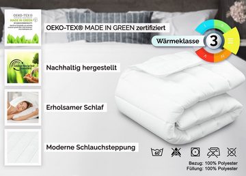 Microfaserbettdecke, ZOLLNER, Füllung: 100% Polyester, Bezug: 100% Polyester, 135 x 200 cm, vom Hotelwäschespezialisten