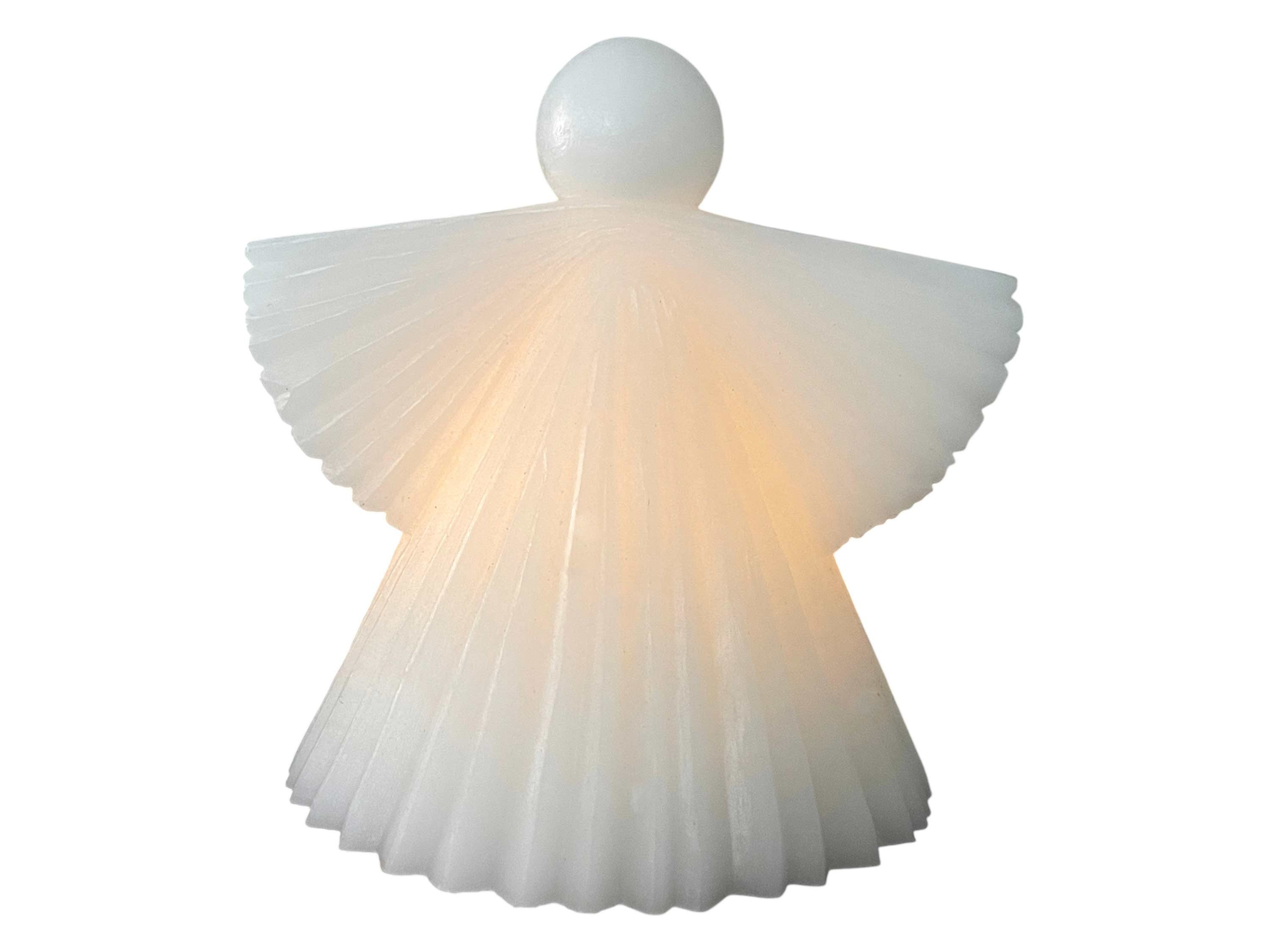 Sirius Home A/S Engelfigur (1 St), LED Engel Wachs 12,5x12,5cm warmweiß