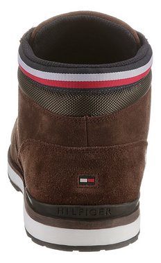 Tommy Hilfiger OUTDOOR HILFIGER SUEDE BOOT Schnürboots mit Streifen in Tommy Farben