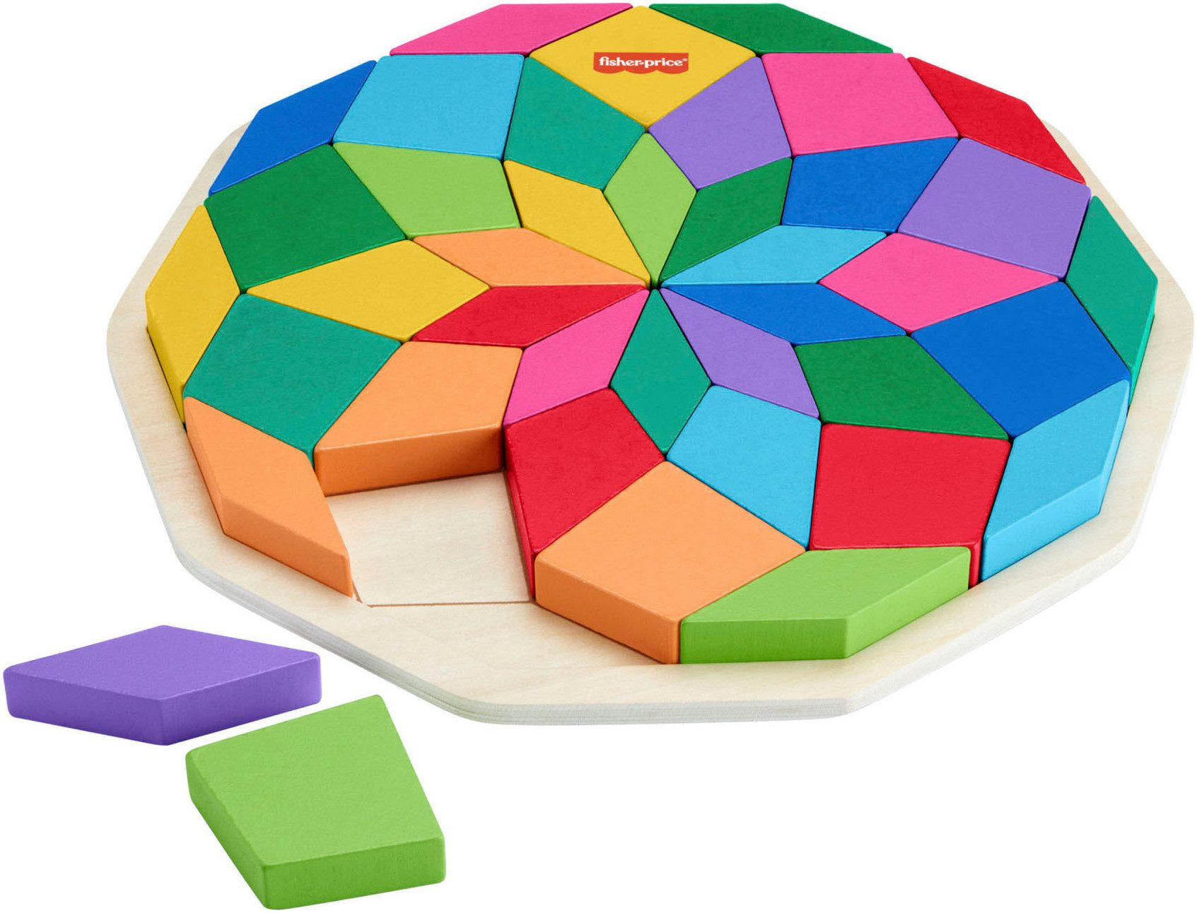 Fisher-Price® Konturenpuzzle Mandala-Puzzle, 40 Puzzleteile günstig online kaufen