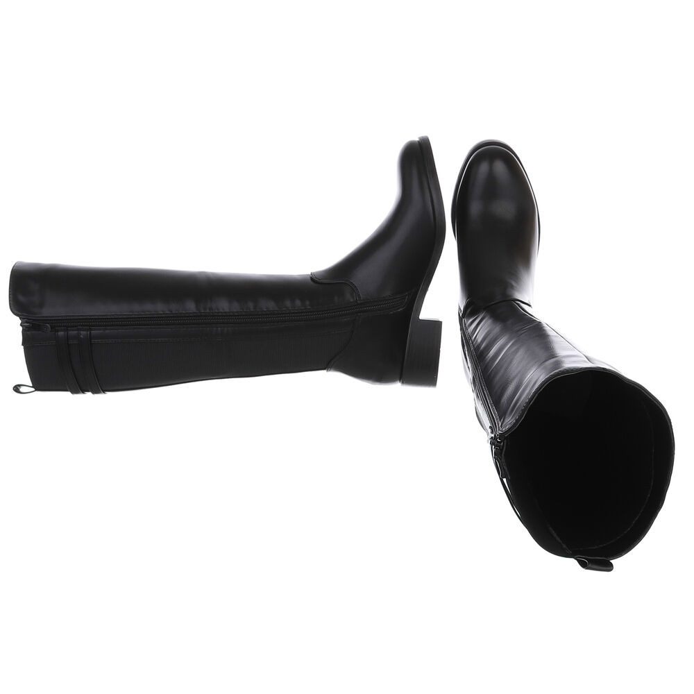 Ital-Design Elegante Damenstiefel mit dekorativen Details günstig online kaufen