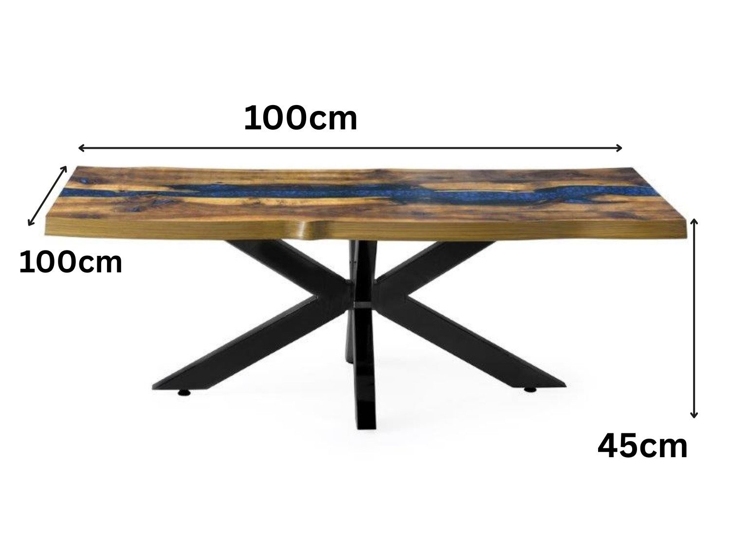 alesvelt Couchtisch Kaffeetisch aus edlen Epoxid Kunstharz Design (1-Tisch) günstig online kaufen