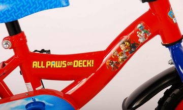 TPFSports Kinderfahrrad Disney Paw Patrol 10 Zoll, 1 Gang, (Jungs Fahrrad - Rutschfeste Sicherheitsgriffe), Kinder Fahrrad 10 Zoll mit Stützräder Laufrad Jungen Kinderrad