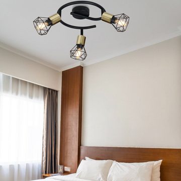 Globo Deckenleuchte Deckenleuchte Wohnzimmer Deckenlampe Schlafzimmer Deckenspots
