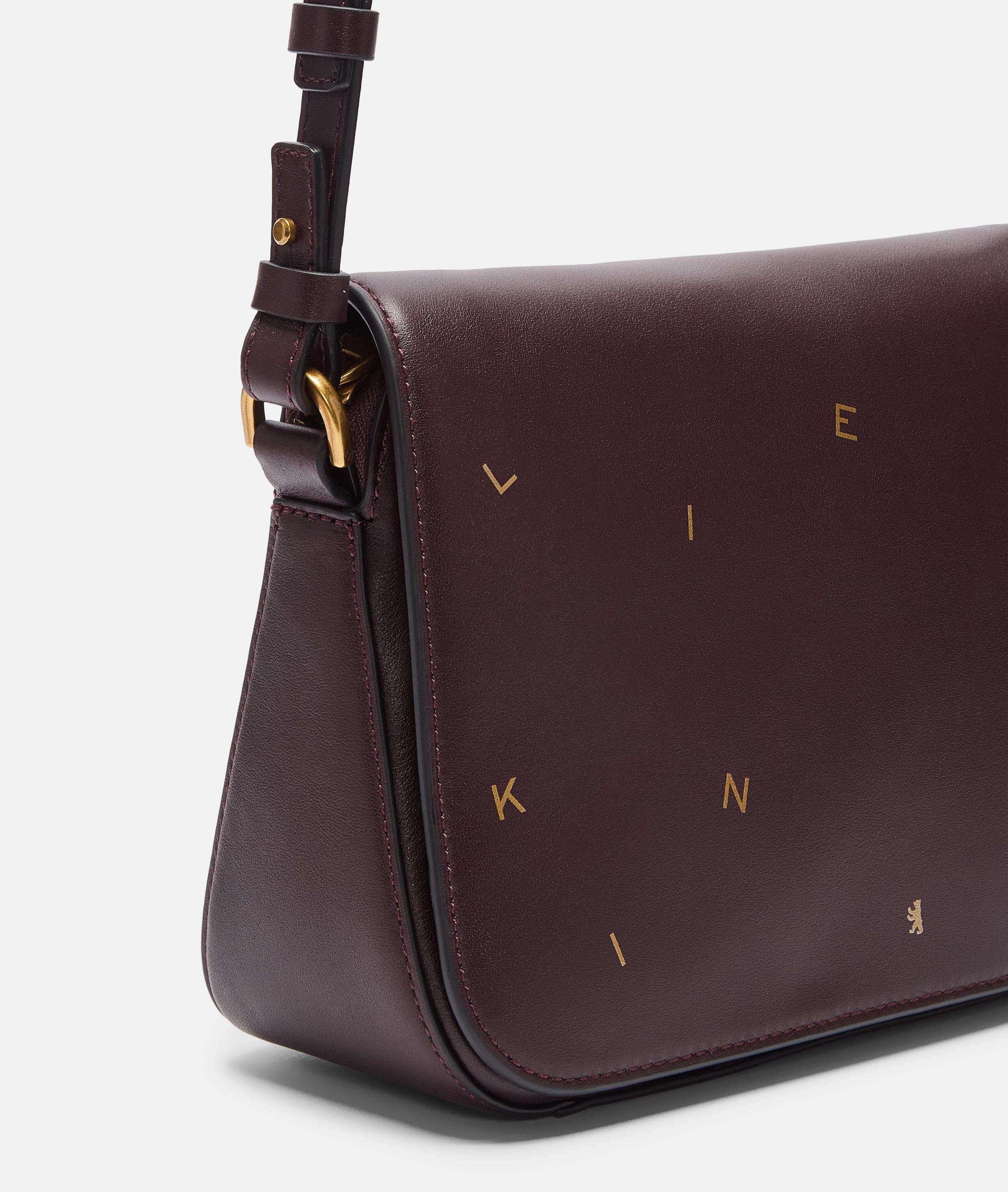 Liebeskind Berlin Umhängetasche Dancing Letters Clarice Crossbody S, Handliche Umhängetasche aus Nappaleder