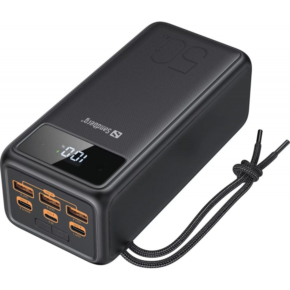 Sandberg USB-C PD 50.000 mAh - Powerbank - schwarz Powerbank