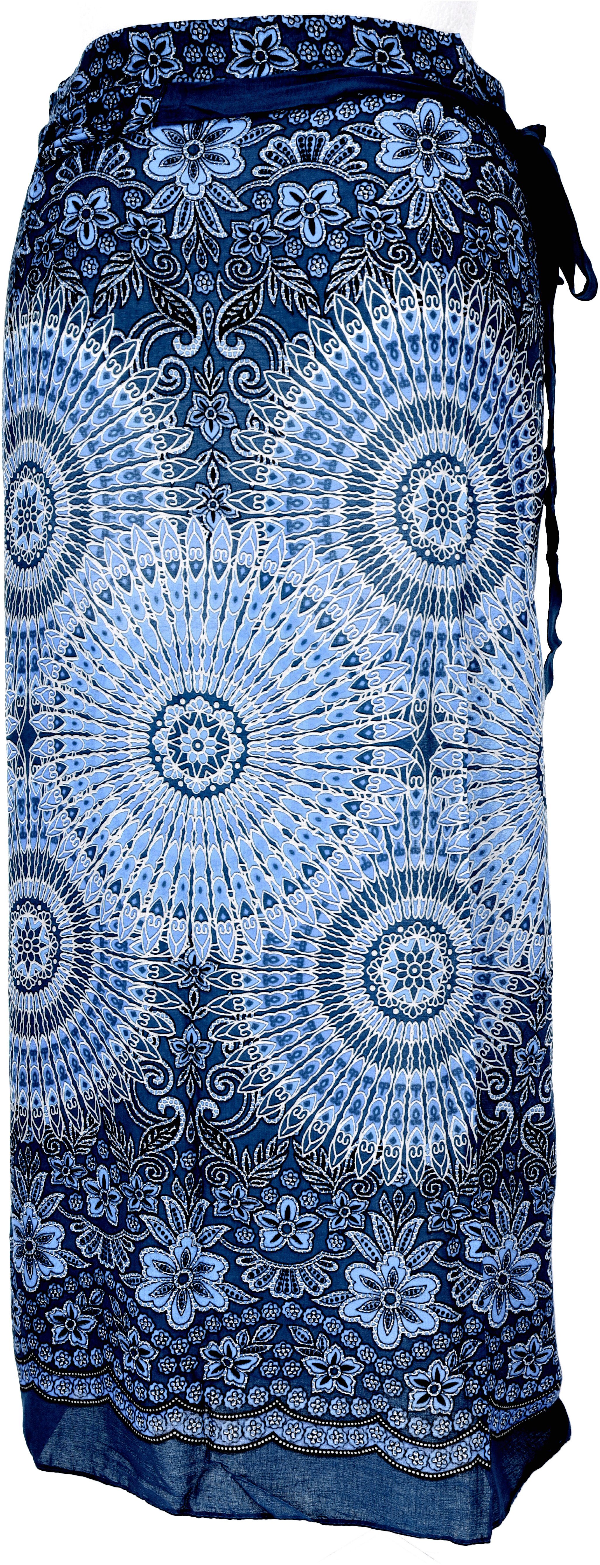 Guru-Shop Minirock Langer Wickelrock, Strandrock, Sommerrock günstig online kaufen