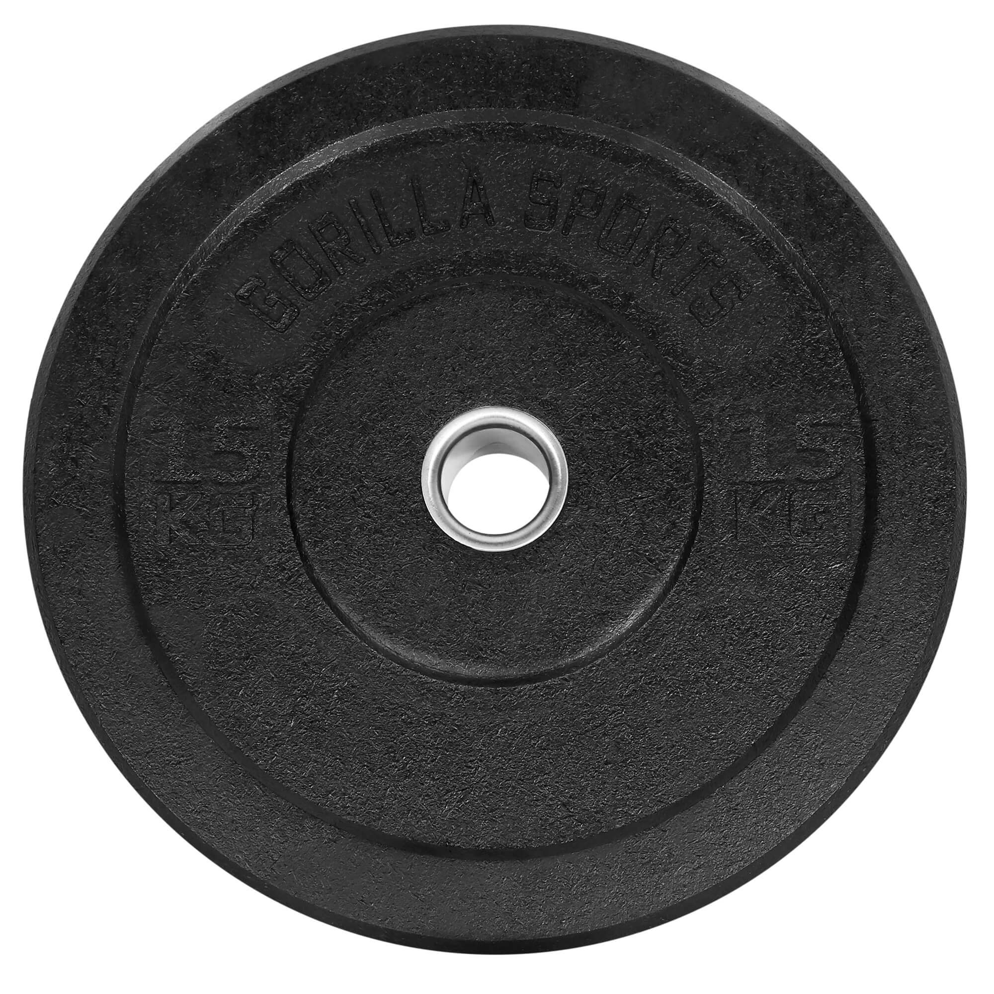 GORILLA SPORTS Hantelscheiben Olympia,5-50kg Gewichte,Einzeln/Set,Bumper Plates,Gewichtsscheiben