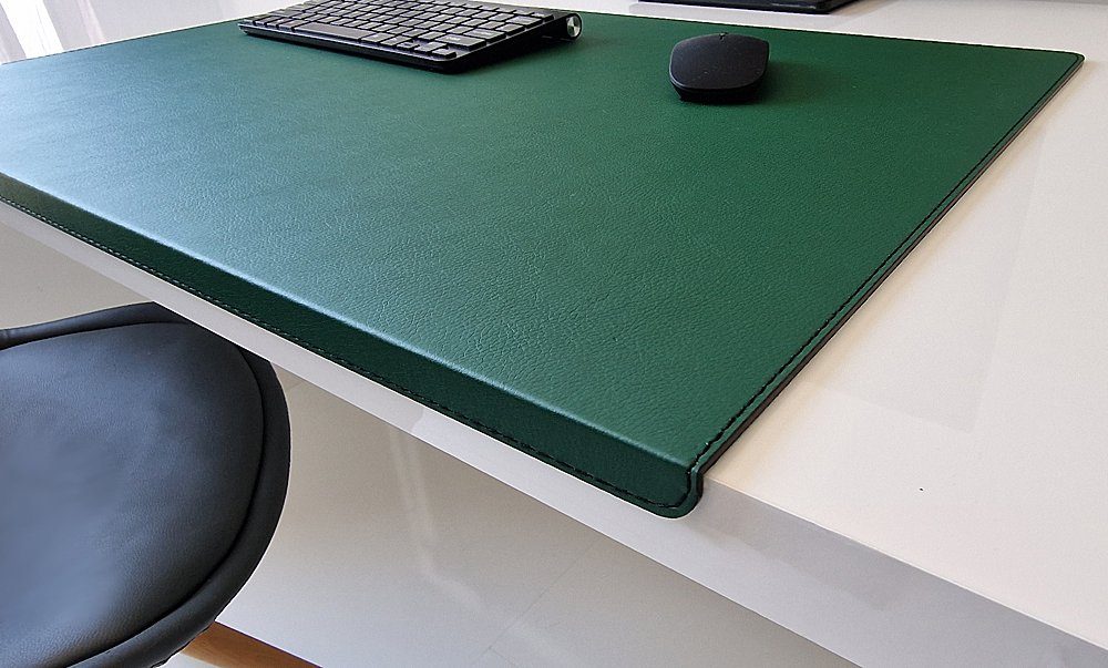 Profi Mats Schreibtischunterlage mit Kantenschutz SanftLux Kunst Leder 12 Farben